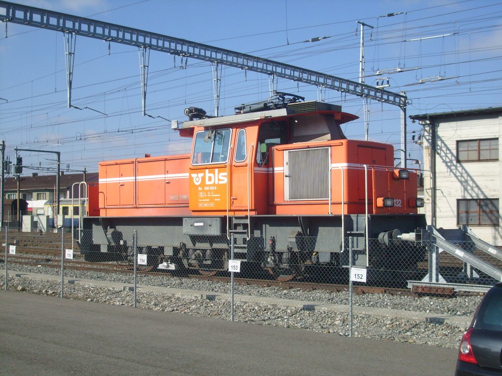 Diese Rangierlok der BLS stand am 21.10. abgestellt in Burgdorf.