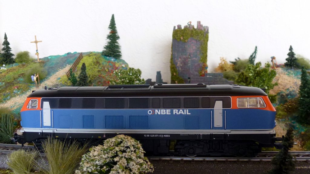 Diesellok BR 225 NBE Rail. Foto 18.05.13