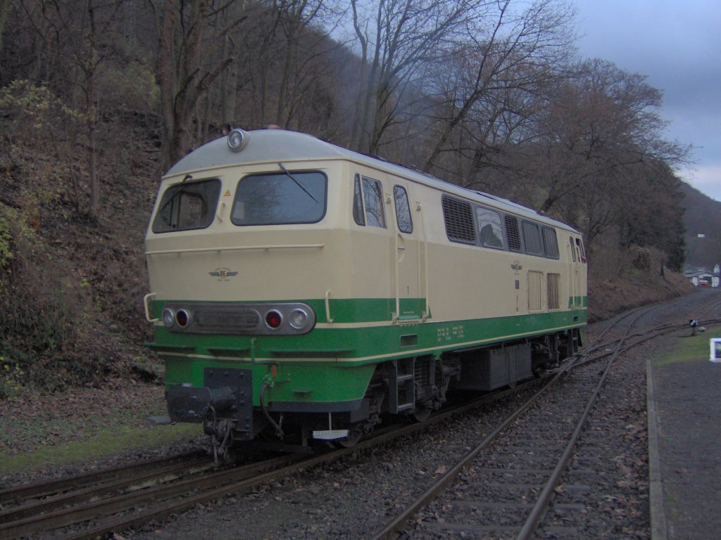 Diesellok D5 der Brohltalbahn.