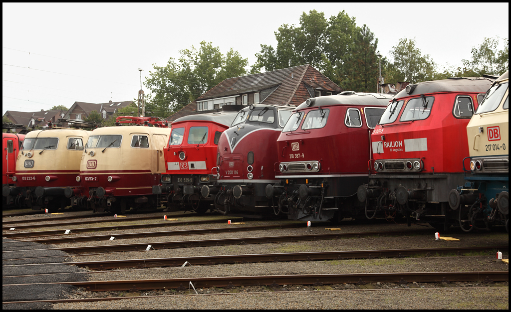 Dieseltraktion von gestern und heute... (125 Jahre BW Osnabr�ck)