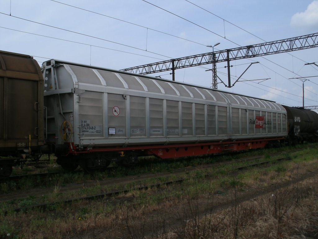Dieser Schiebewandwagen Habbiins fhrte die Reise,am 14.Mai 2011,bis nach Szczecin Port Centralny.