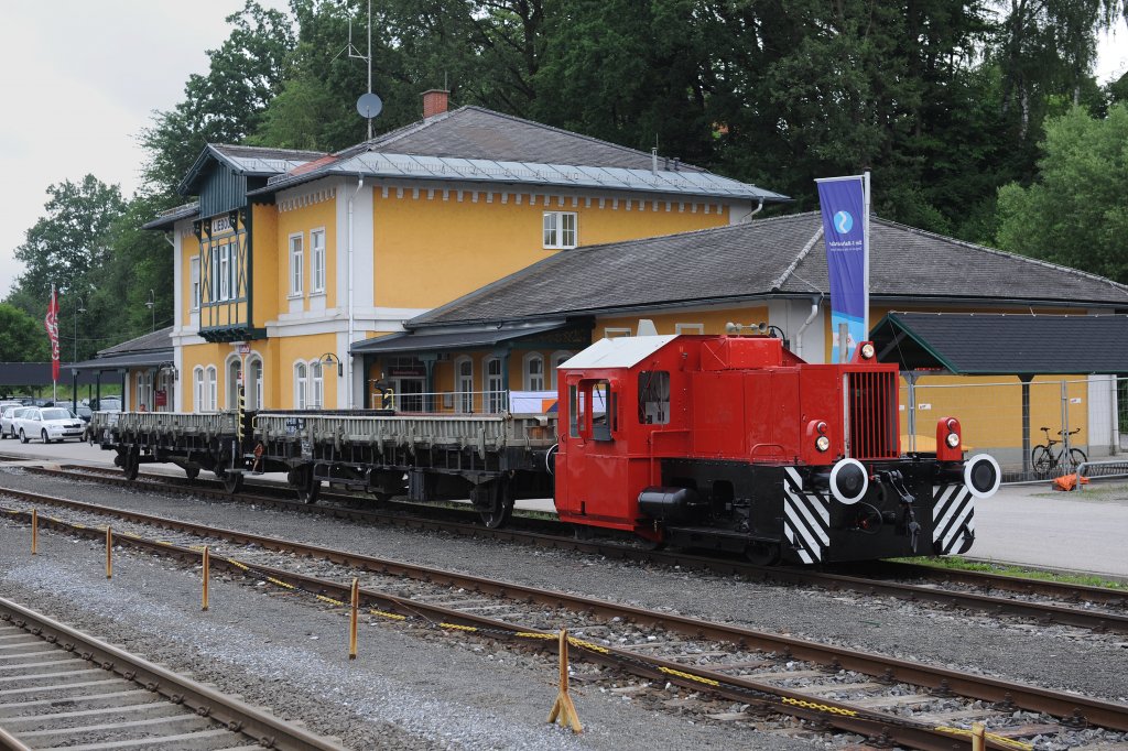 DM 80.1 bei Verschubarbeiten in Lieboch anlsslich der berstellfahrt von Graz nach Lieboch am 11.6.2012.