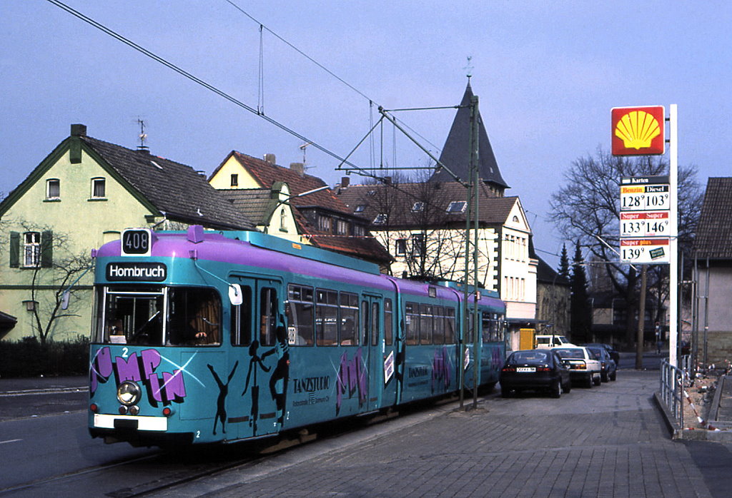 Dortmund Tw 2 am Wickeder Hellweg, 03.03.1993.