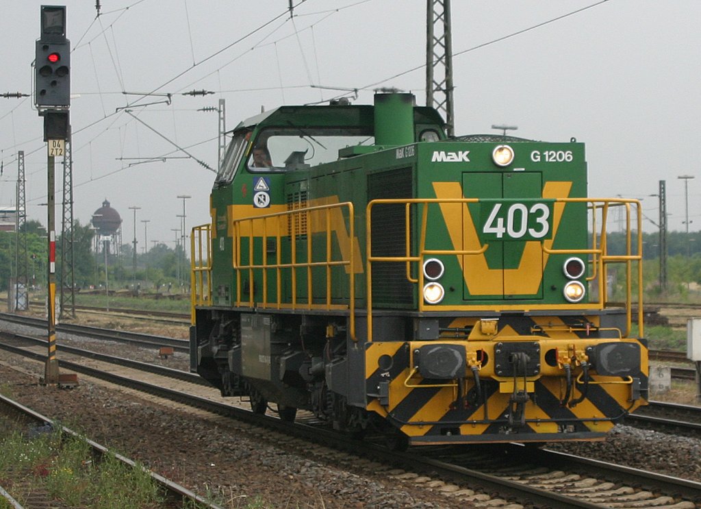 DortmunderEisenbahn 403 am 29.6.10 in Duisburg-Bissingheim