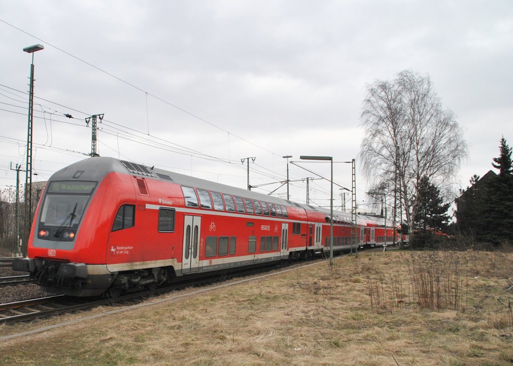 Dosto Steuerwagen am 10.03.2011 in Lehrte.