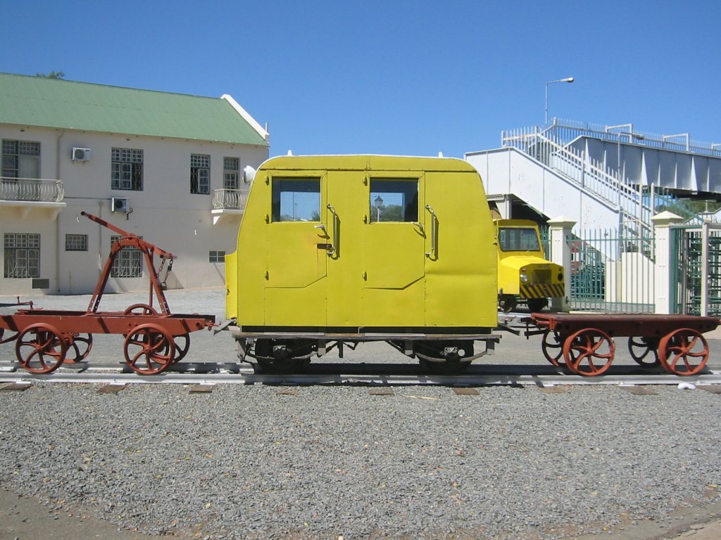 Draisine im TransNamib-Museum in Windhoek