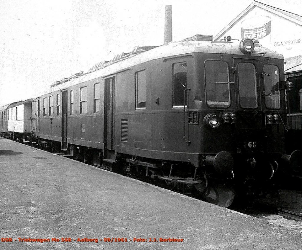 DSB - Mo 568 - 09/1961 - Aalborg - Foto: J.J. Barbieux