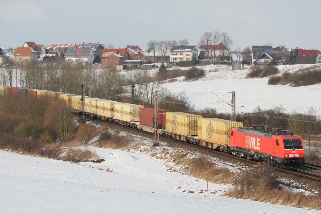 DSG69437 Warstein- Mnchen Riem hier in Bonenburg weiter Richtung Warburg(Westf) wie immer mit WLE81.