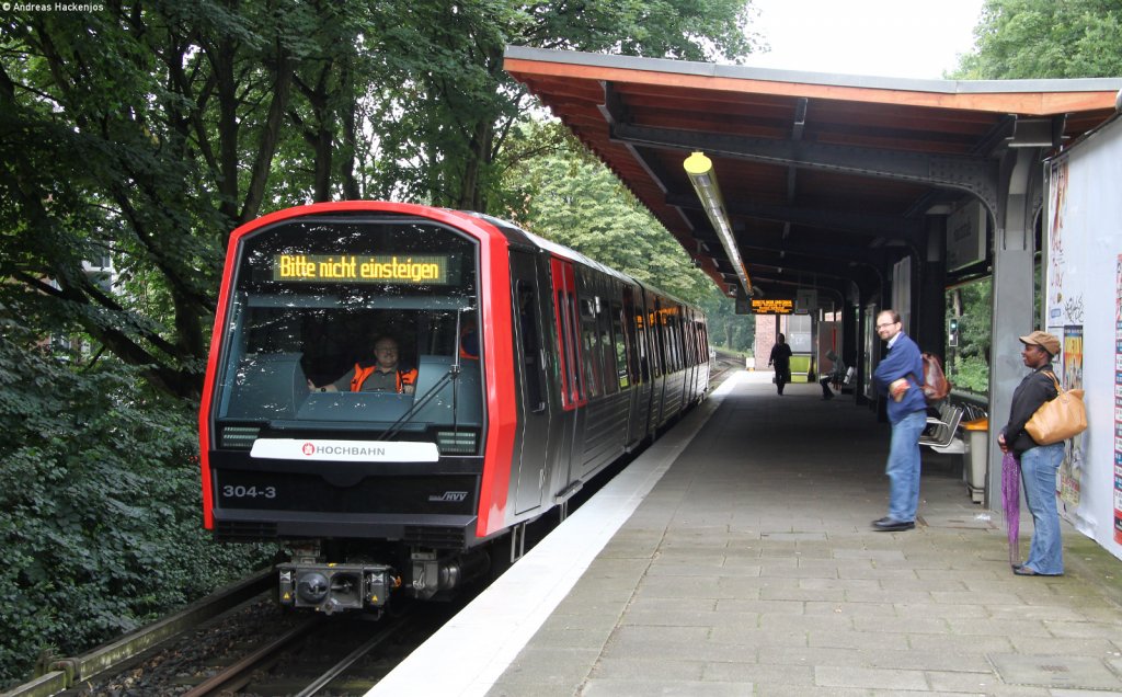 DT5 304 auf Probefahrt in der Habichtstrae 8.8.12