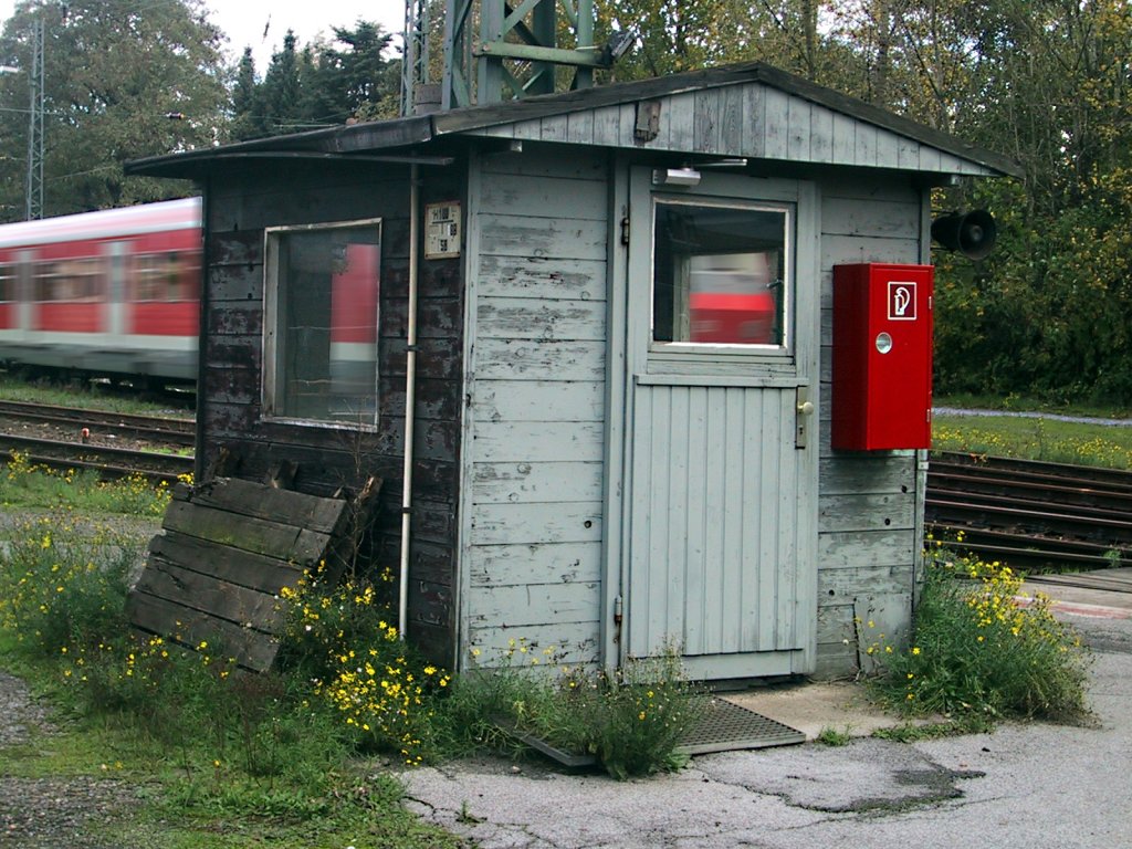 Dsseldorf Abstellbahnhof, Drehscheibenhuschen
