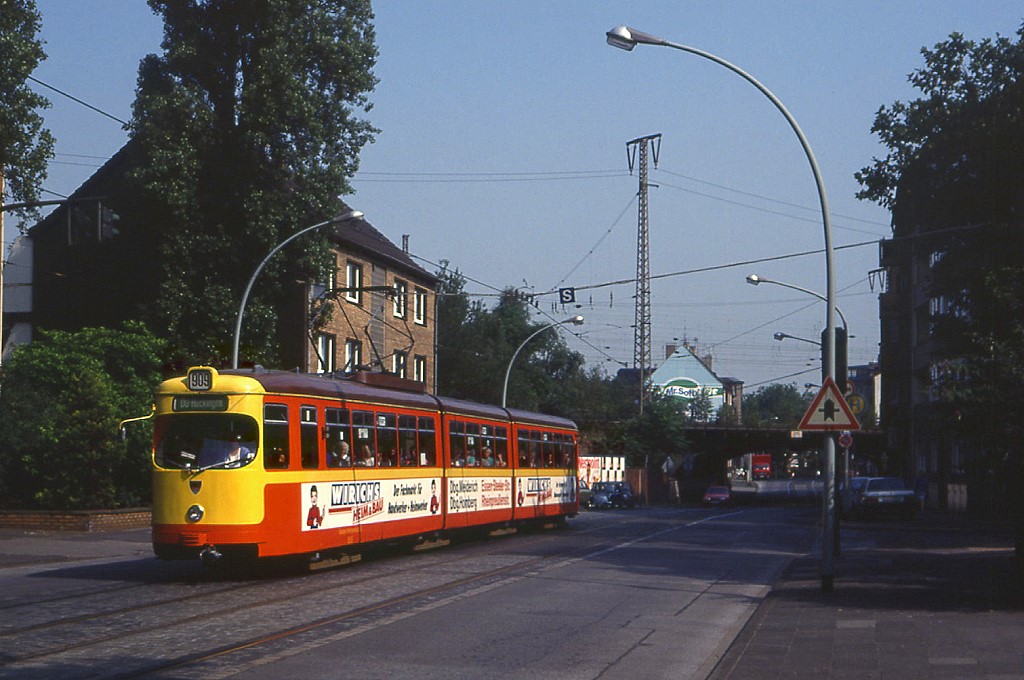 Duisburg Tw 1055, Hansastrae, 08.07.1992.