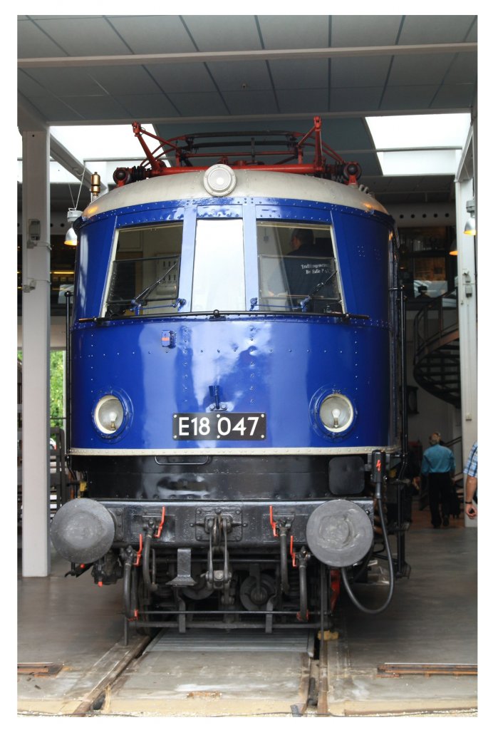 E 18 047 in Odense zum Museums-Treff 21/8 2010.