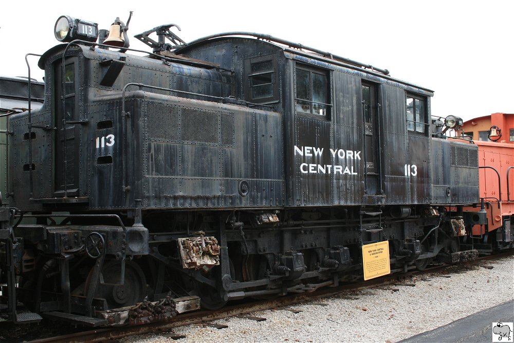 E Class s-2 New York Central # 113 (ALCO-GE / 1906) ausgestellt im Museum of Transportation in St. Louis, Missouri. Aufgenommen am 16. September 2011.