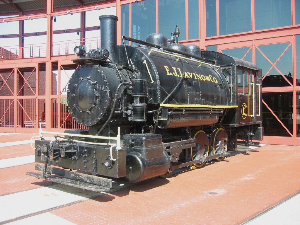 E. J. Lavino & Co. 0-6-0 Switcher Dampflok steht 01/08/2002 im Steamtown National Historical Site, Scranton Pennsylvania.