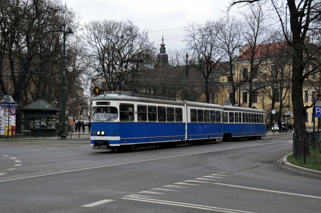 E1 Wagen: 159 in Krakau (28.11.2011)