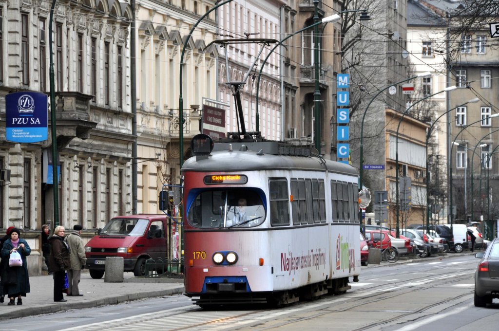 E1 Wagen: 170 in Krakau (28.11.2011)