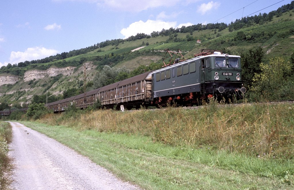 E42 151  bei Th�ngersheim  10.08.10