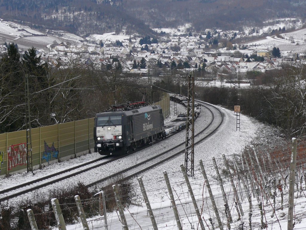 E64 F4 286 ebenfalls mit einem GZ bei Schallstadt. 18.12.10 
