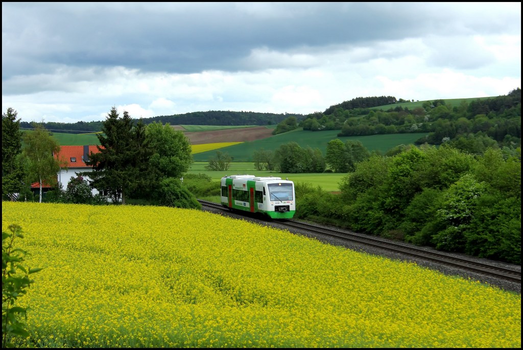 EB VT 019 als EB nach Schweinfurt am 20.05.13 bei Bad Neustadt an der Saale