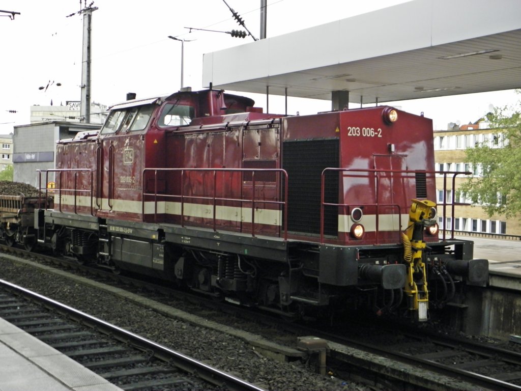 EFW 203 006-2 in K�ln Hbf am 23.4.2011