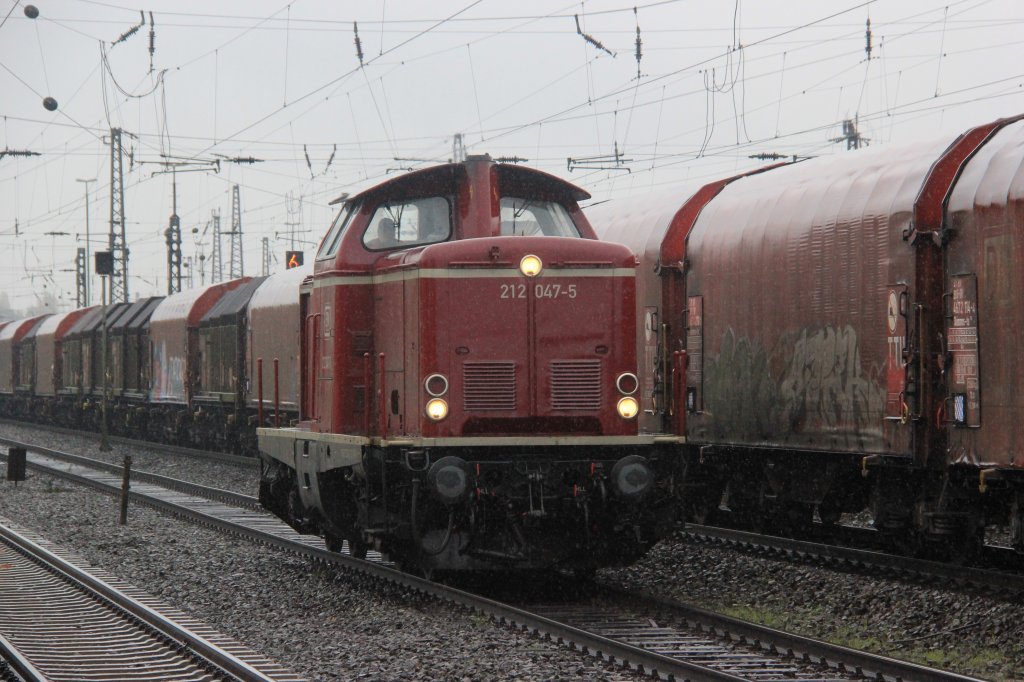EfW 212 047-5 in Oberhausen Osterfeld, November 2012.