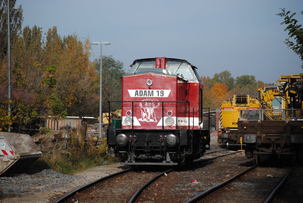 ehemalige Ladestrasse in Berlin Gr�nau am 29.10.2010. Der bau f�r den BBi l�uft auf Hochtouren. 