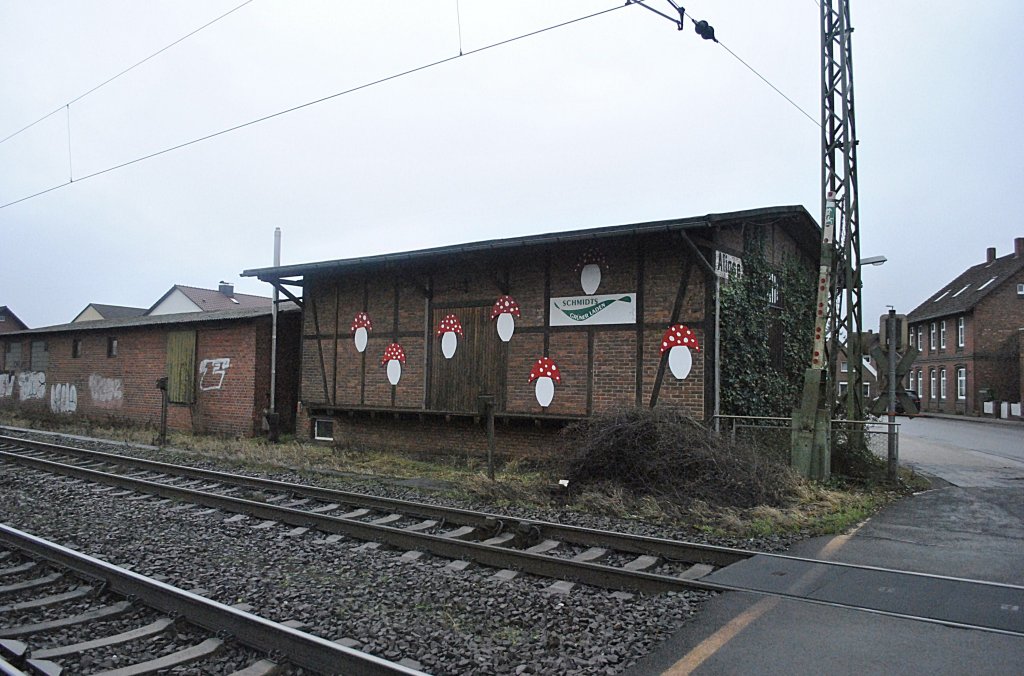 Ehemaliger Gterschupen in Aligse/Lehrte am 26.01.2011.