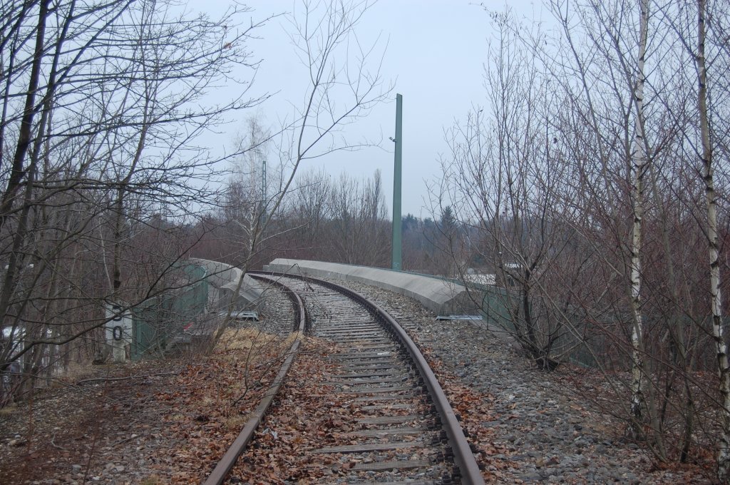 Ehemaliger S-Bahnhof Olympiastadion (Oberwiesenfeld) am 3. Mrz 2012
Ausfahrt Richtung Westen