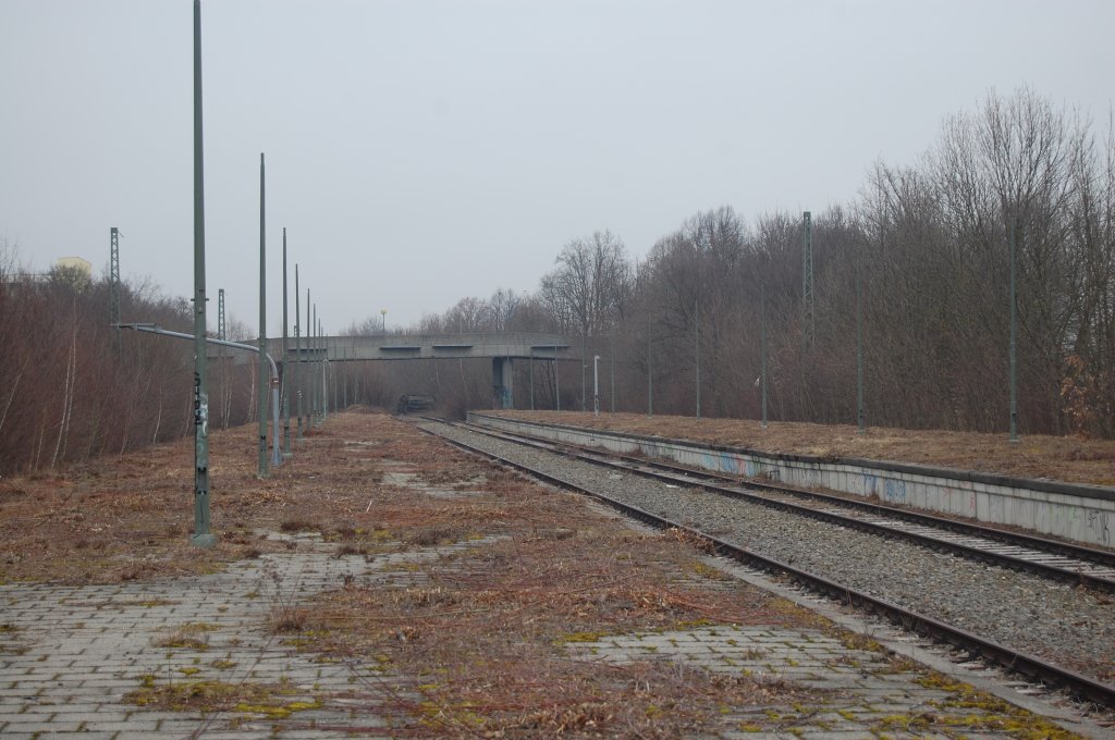 Ehemaliger S-Bahnhof Olympiastadion (Oberwiesenfeld) am 3. Mrz 2012
