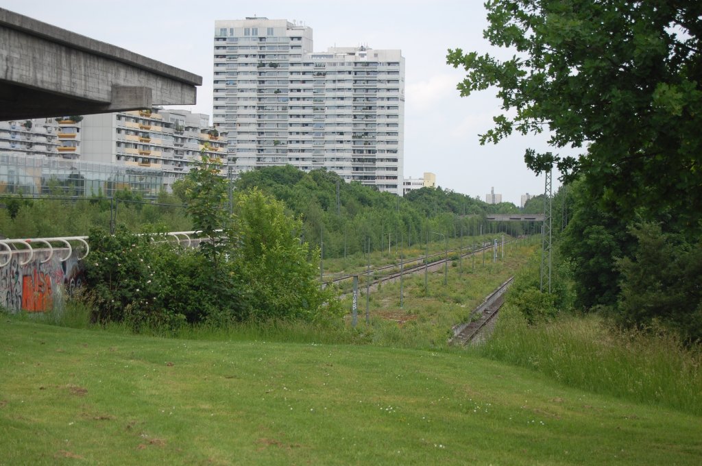 Ehemaliger S-Bahnhof Olympiastadion (Oberwiesenfeld) am 2. Juni 2012.