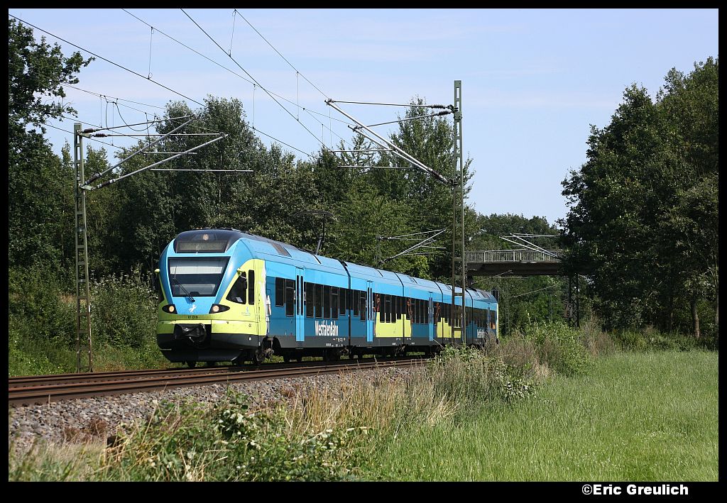 Ein 429 von der Westfalenbahn am 14.08.2012 bei Westbevern.