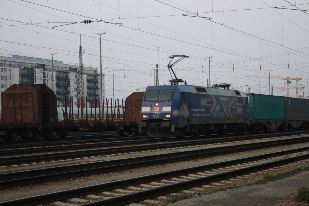 Ein Albatros (BR 152 134-3) in Mnchen - Laim Rbf am 20.04.10