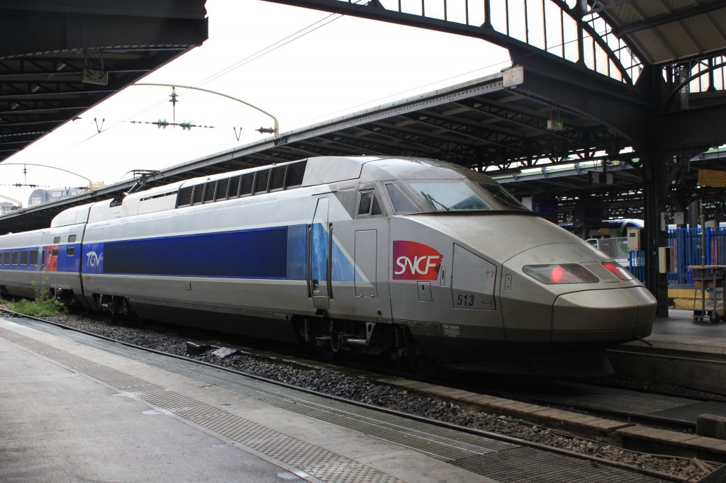 Ein alter TGV am Gare El Est Oktober 2012