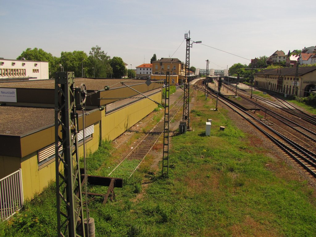 Ein Ausziehgleis in Neustadt (Weinstr) Hbf; 07.05.2011