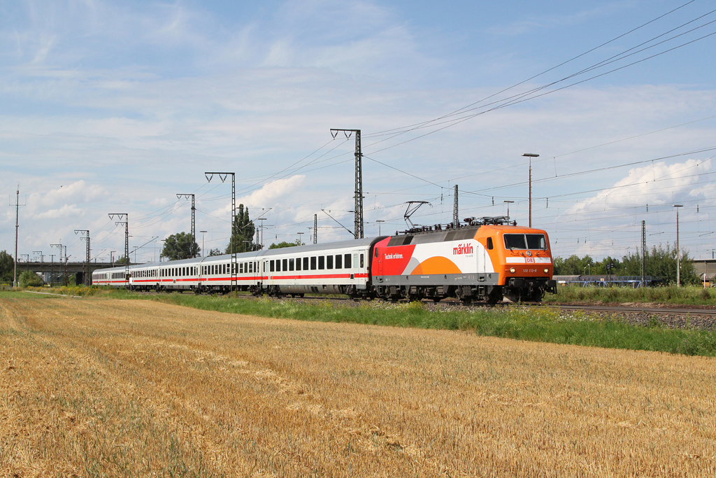 Ein besonderes Highlight in Regensburg Ost war 120 112 vor IC 1987.