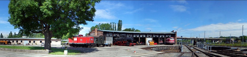 Ein Blick auf das Bahnbetriebswerk Gera. Foto 15.06.2013