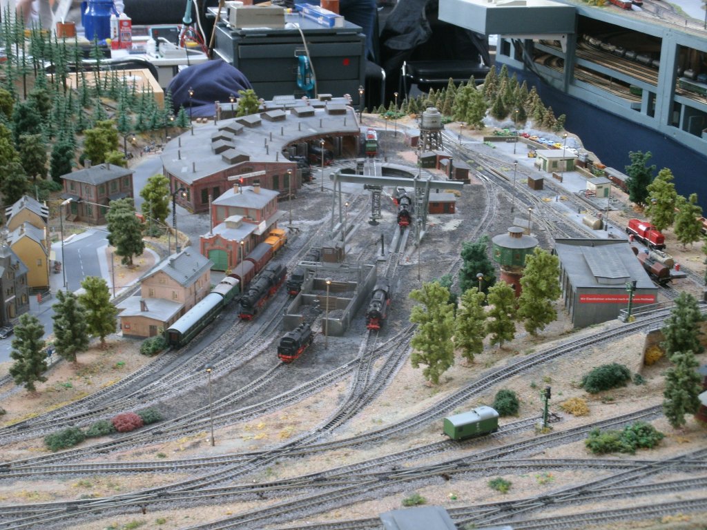 Ein Bw auf einer TT-Anlage konnte man,am 29.Oktober 2011,in Berlin bestaunen.