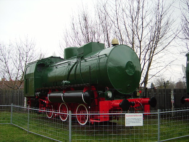 Ein Dampfspeicherlokomotive in Technik Museum Speyer am 19.02.11