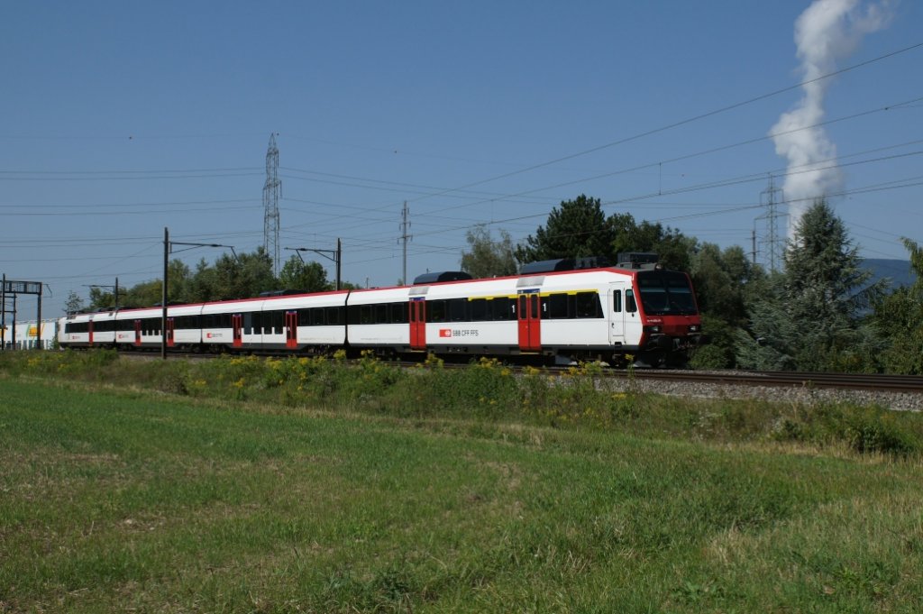 Ein Domino fhrt am 19.8.12 von Dniken Richtung Schnenwerd.