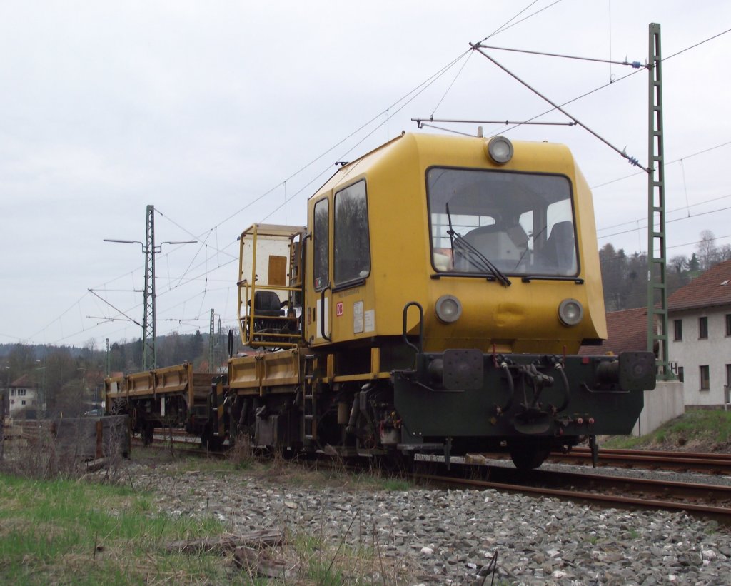 Ein GAF steht am 5. April 2011 auf Gleis 6 in Kronach abgestellt.