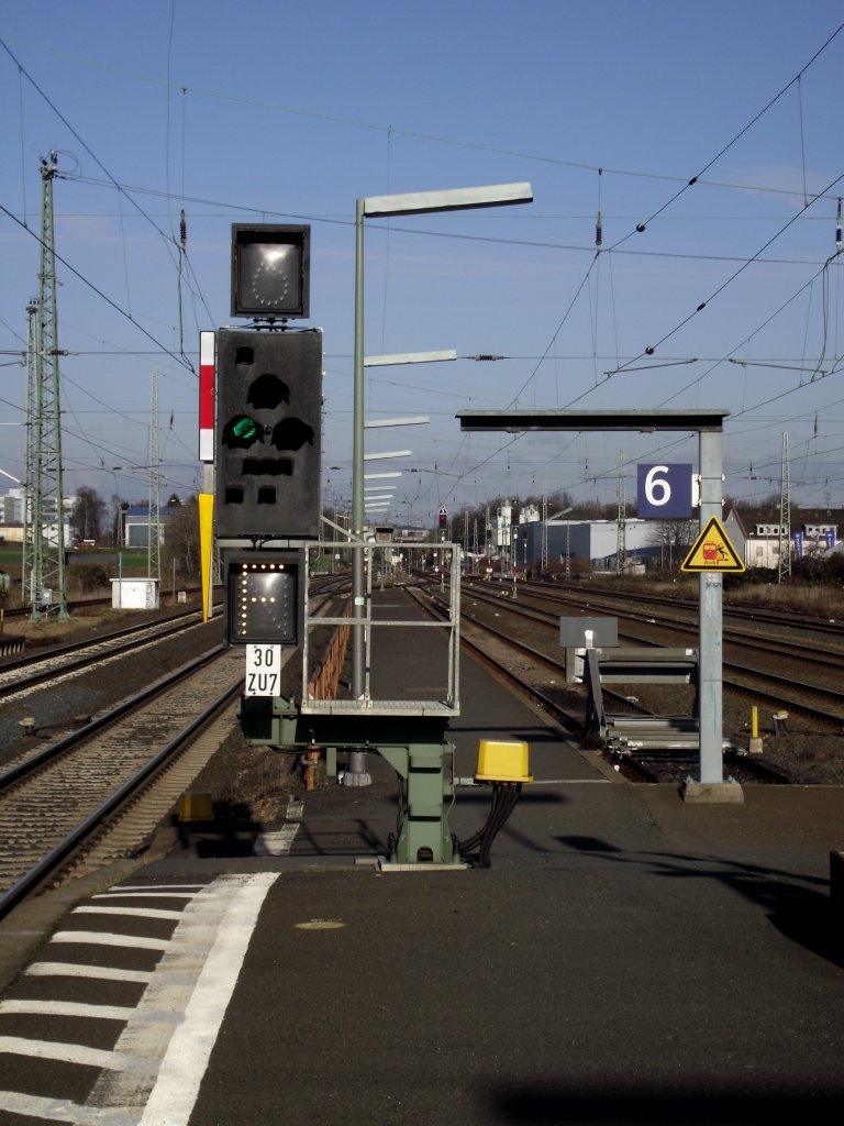 Ein KS Singal das auf KS1 steht am 13.01.13 in Bad Vilbel 