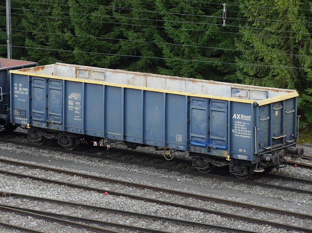 Ein im Rahmen der Zuckerrbenkampagne eingesetzter slowakischer Eaos (33 56 5332 214-9) am  11.12.2010 bei der Zuckerfabrik in Frauenfeld.