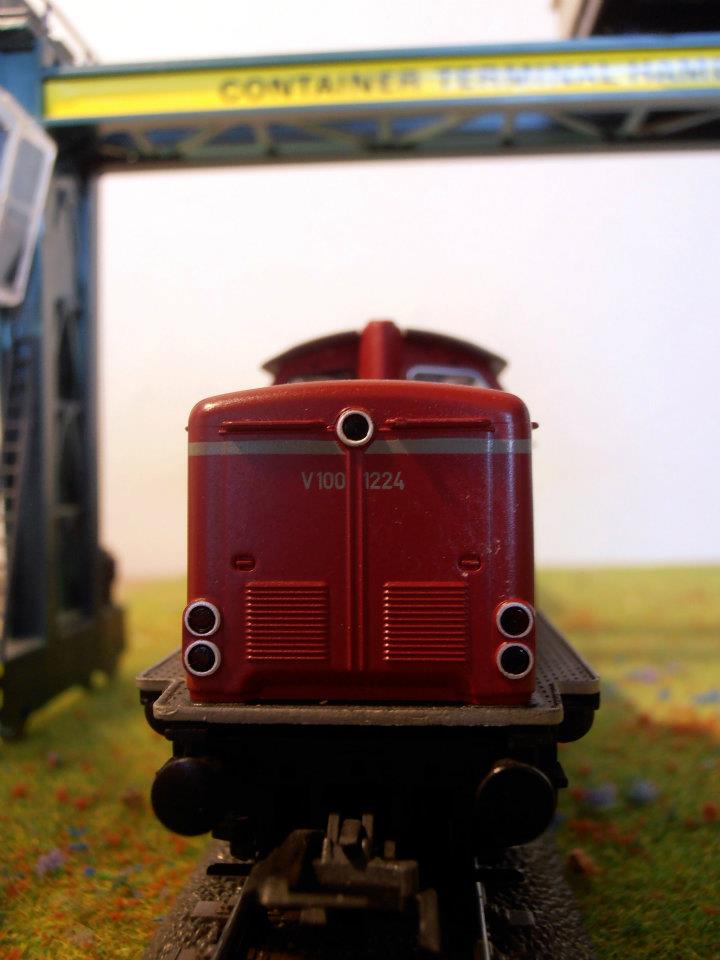 Ein schner Blick auf die V100 1224. Foto 19.06.2012