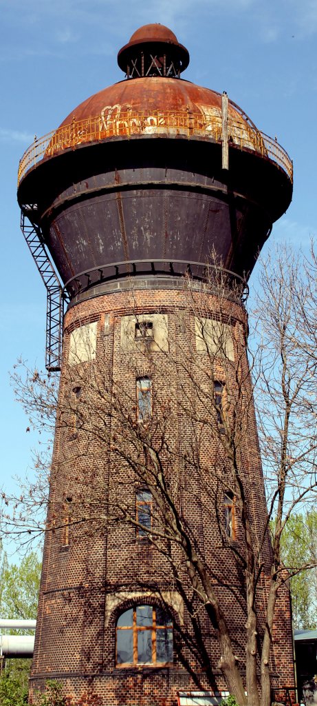 Ein schner Blick auf den Wasserturm in Gera. Foto 28.04.2012