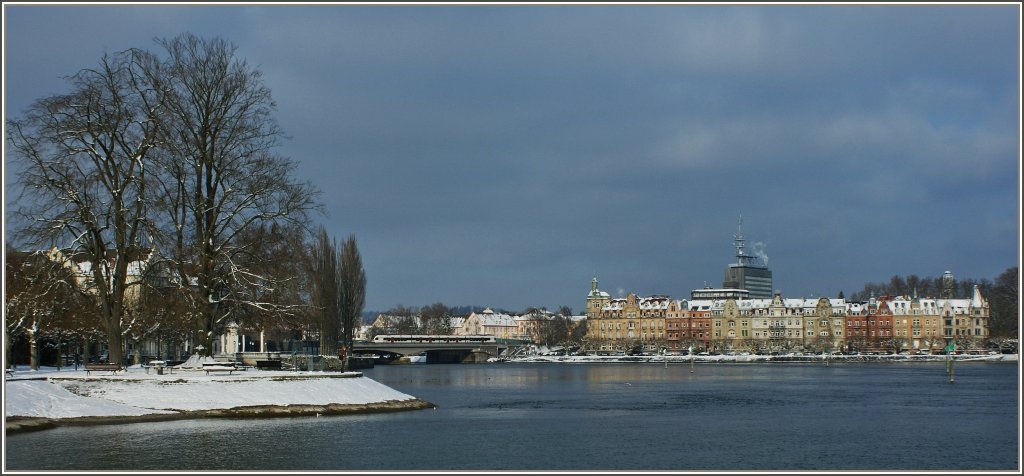 Ein Seehas erreicht in Krze sein Ziel: Konstanz.
(08.12.2012)
