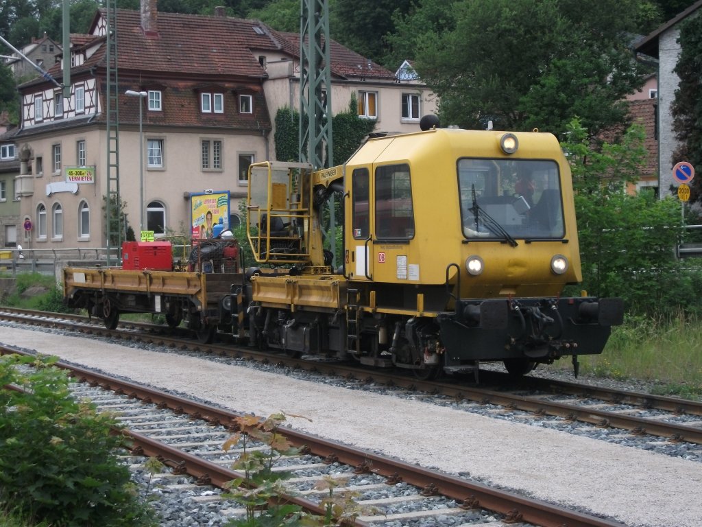 Ein SKL steht am 21.Juni 2011 auf Gleis 6 in Kronach.