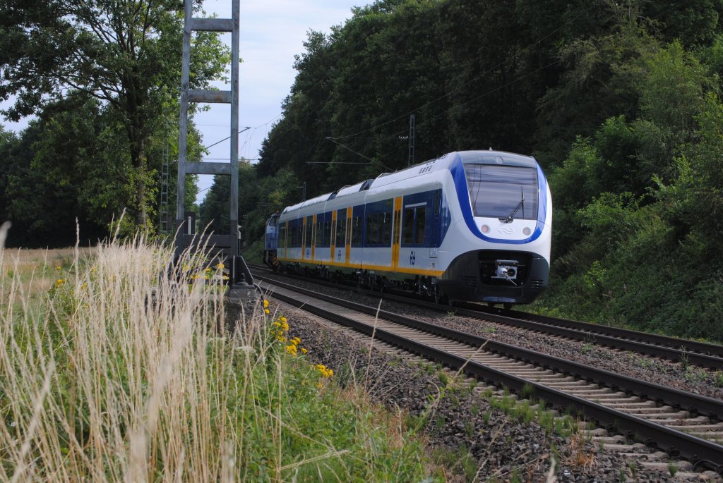 Ein SLT 2400 der Niederlande am 31.7.2010 auf dem Weg nach Simens.
Foto bei Rimburg �bach - Palenberg