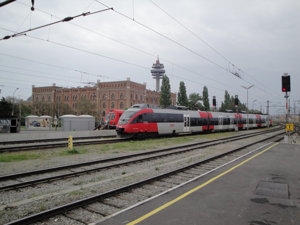 Ein Talent bei der Einfahrt in den Wiener Ostbahnhof; 2.5.10