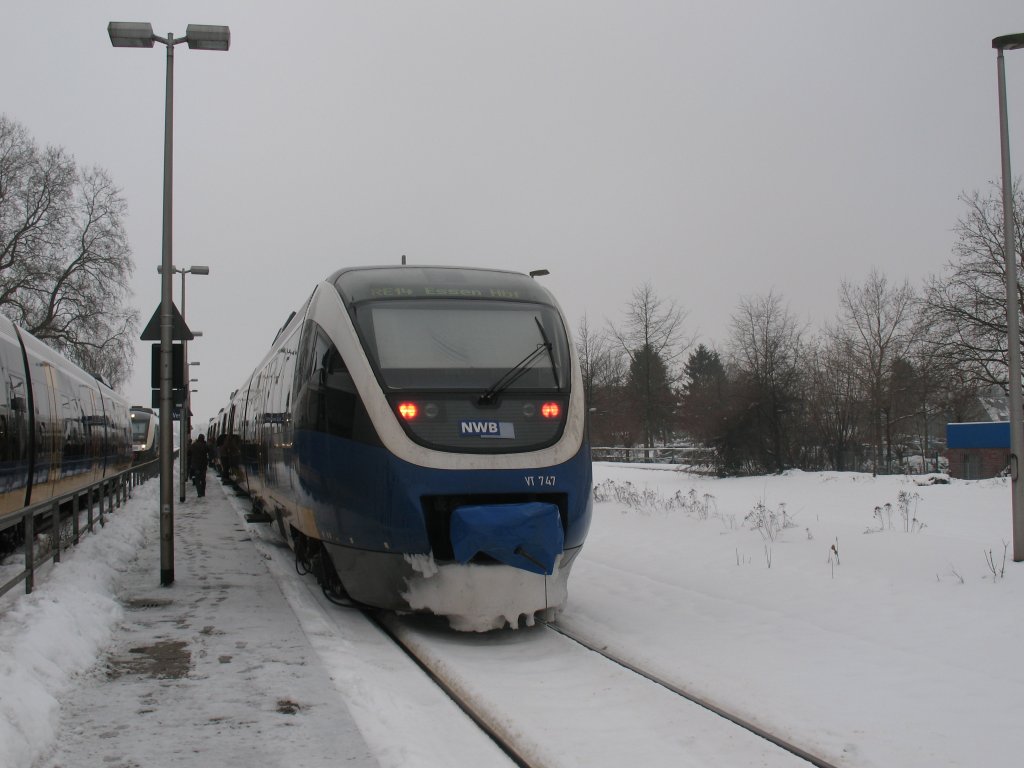 Ein Talent der NWB von Borken nach Essen in Dorsten. 27.12.2010 