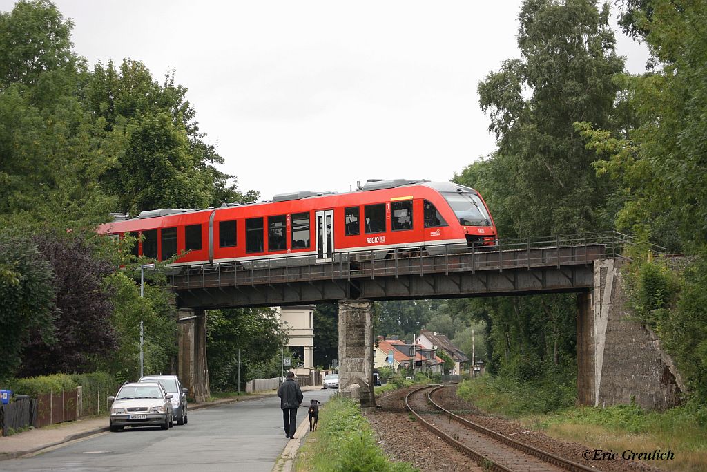Ein unbekannter 648 mit einer RB von Gttingen nach Bad Harzburg am 31.07.2011 kurz vor ihrem Ziel.